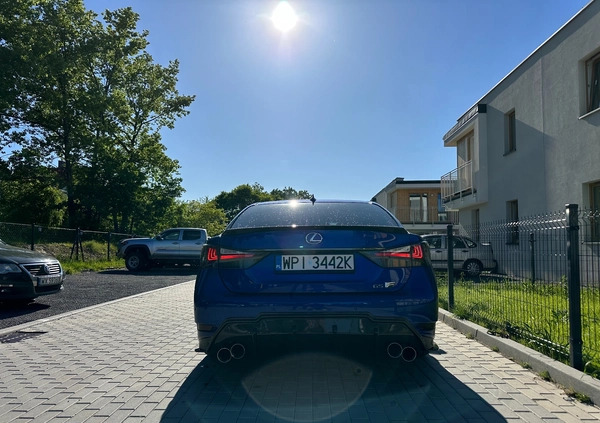 Lexus GS cena 349000 przebieg: 69000, rok produkcji 2016 z Biała małe 106